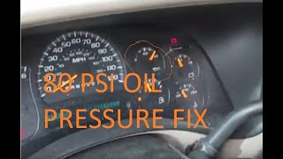 How to Repair 80psi oil pressure gauge Silverado Sierra Yukon Suburban