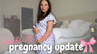 WEEKS 16-17 PREGNANCY UPDATE | baby name drama & restless leg syndrome