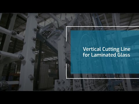 Vertical cutting line: with automatic residual glass storage