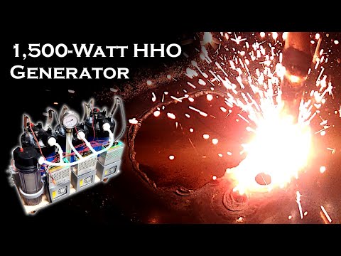 1,500 Watt HHO Gas Generator