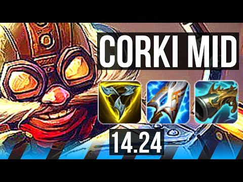 CORKI vs QIYANA (MID) | KR Master | 14.24
