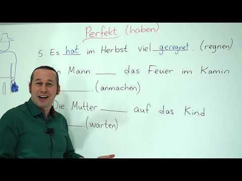 Almanca A2 INTENSIV Ders - 1 Perfekt Zaman (Haben) Almanca A2 INTENSIV İlk Ders