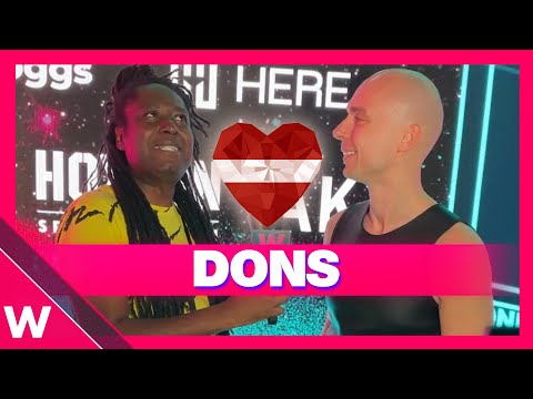 ???????? Dons (Latvia) - "Hollow"  Interview | London Eurovision Party 2024