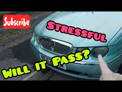 Rover 75 Stress test day is here. MOT?