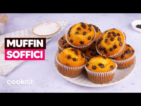 Muffin con gocce di cioccolato: così SOFFICI e GOLOSI! 🧡