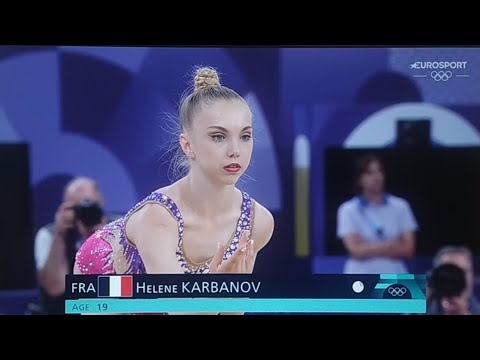 Hélène Karbanov JO Paris 2024 Gymnastique Eurosport