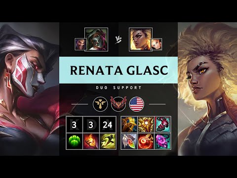 Renata Glasc Support vs Rell - NA Grandmaster Patch 25.06