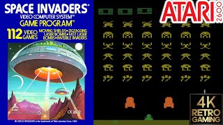 Space Invader Atari 2600 4k Gameplay