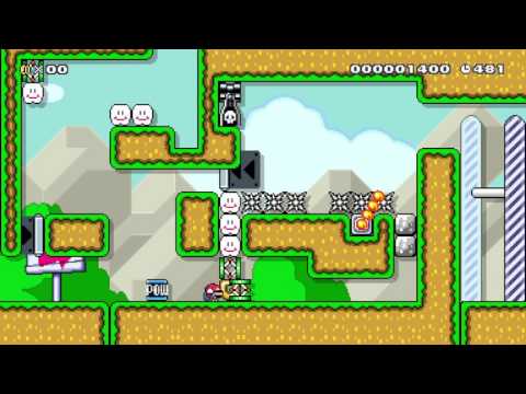 Mario Maker Level: Pixel puzzle (with solution!)