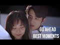 Go Ahead Best Moments between Li Jian Jian and He Zi Qiu for 5 minutes straight