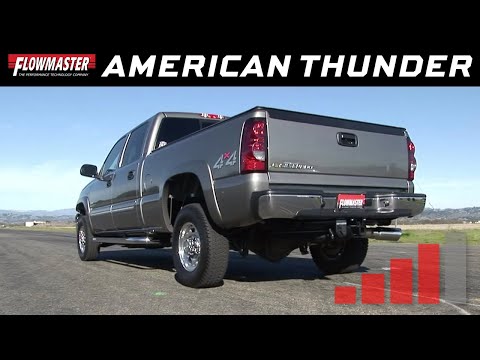 2006 Chevy 2500 HD Diesel - American Thunder Cat-back Exhaust System 17349