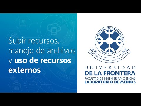 Subir recursos, archivos y uso de recursos externos