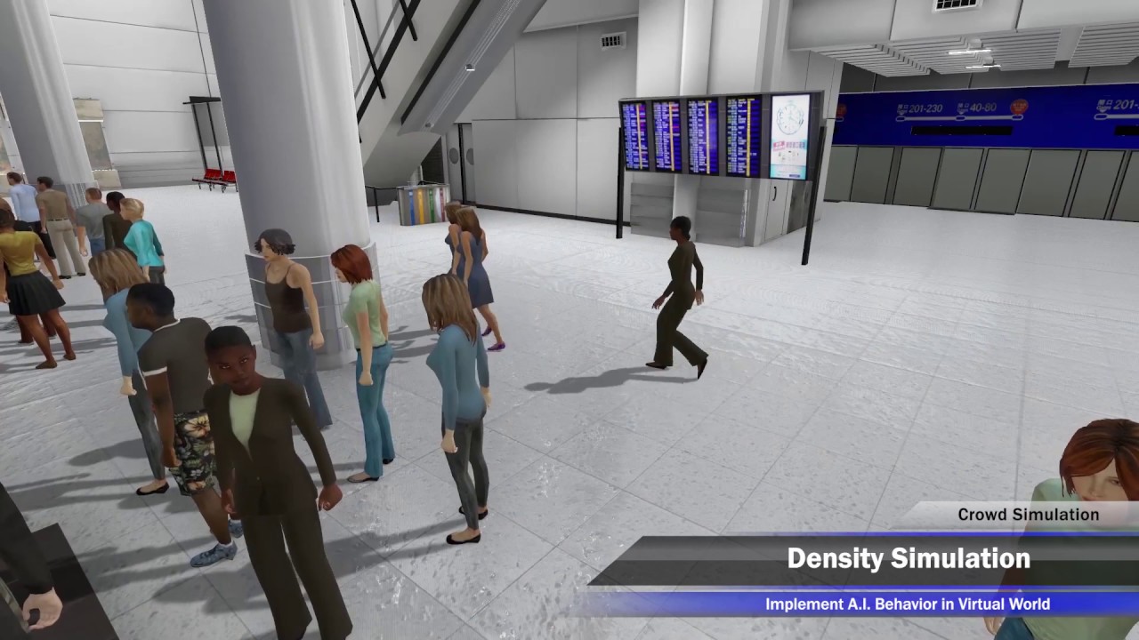 Crowd Simulation System | Simulation Solution from MICology Limited