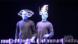 Blue Man Group does Lady Gaga &quot;Bad Romance&quot; at Universal Orlando