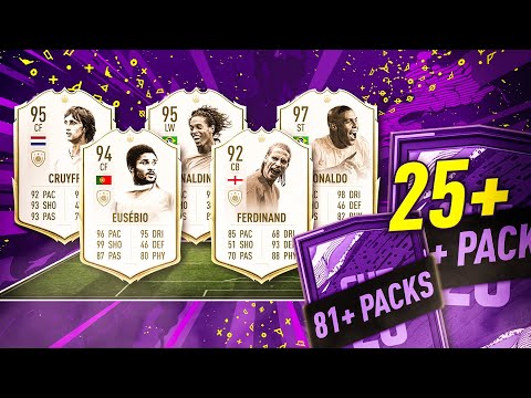 OMG ALL PRIME ICON MOMENTS DYNAMIC IMAGES! 25x 81+ UPGRADE PACKS! - FIFA 20 Ultimate Team