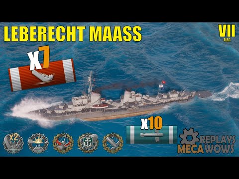 Leberecht Maass 7 Kills & 156k Damage | World of Warships Gameplay