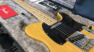 Video thumbnail for Fender American Professional II Telecaster Butterscotch Blonde 2020  SOLD! by Brian Coyne