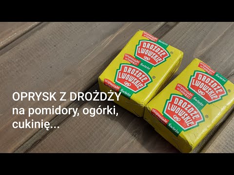 OPRYSK Z DROŻDŻY na pomidory, ogórki, cukinię...