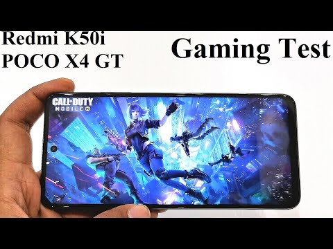 Xiaomi Redmi K50i / POCO X4 GT - Hardcore Gaming Test  (PUBG Mobile, Call of Duty, Injustice 2)