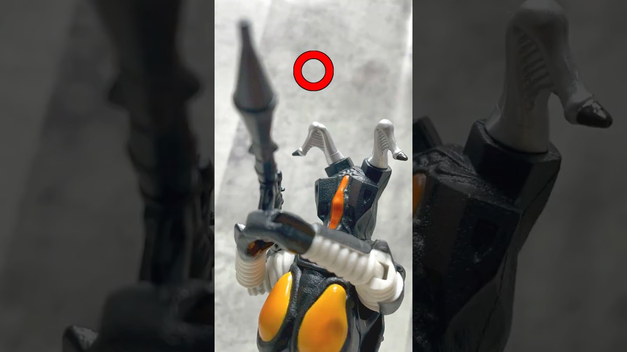 ゼットンのアクションフィギュアに色々合わせてみよう! #shorts