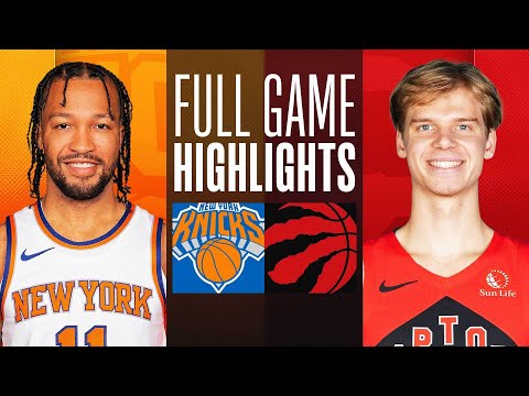 KNICKS at RAPTORS FULL GAME HIGHLIGHTS March 27, 2024