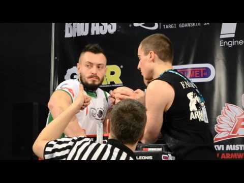 Przemysław Kilan vs Paweł Gawenda. XVI Mistrzostwa Polski w Armwrestlingu.