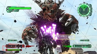 【地球防衛軍6】デクスターの超連射をアーケルスに体感してもらう DLC2 M20 サイレンコール INF 初期体力フェンサー