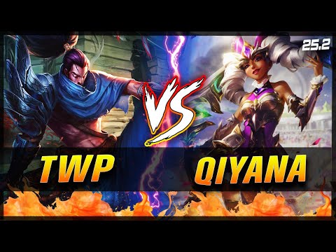 TheWanderingPro - Yasuo vs Qiyana MID Patch 25.S1.2 - Yasuo Gameplay