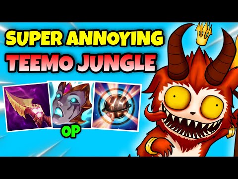 TEEMO JUNGLE WILD RIFT FULL AP IS BROKEN MAKE ENEMY JUNGLER RAGE QUIT