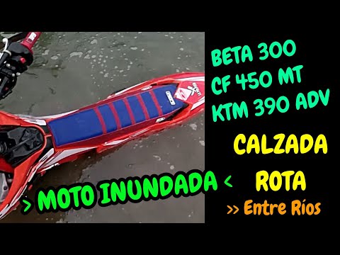 Beta 300 Xtrainer INUNDADA  /// Moteando por el Arroyo