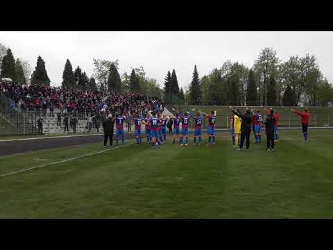 Warta Zawiercie - Polonia Bytom [ Podziękowanie piłkarzom za grę ]