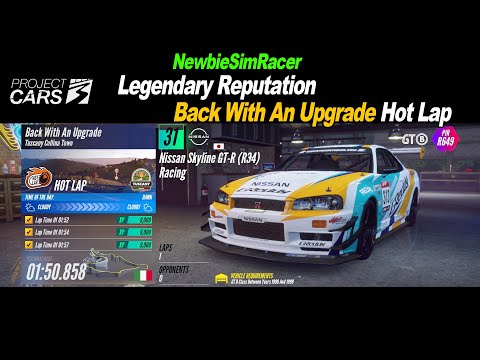 Project Cars 3 - Legendary Reputation - Back With An Upgrade Hot Lap 1:50.858 Skyline GT-R - PC VR