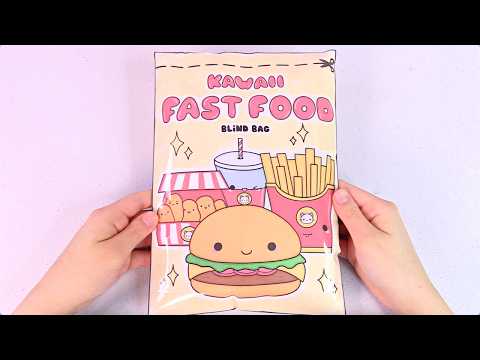 Kawaii Fast Food Blind Bag Paper DIY | ASMR
