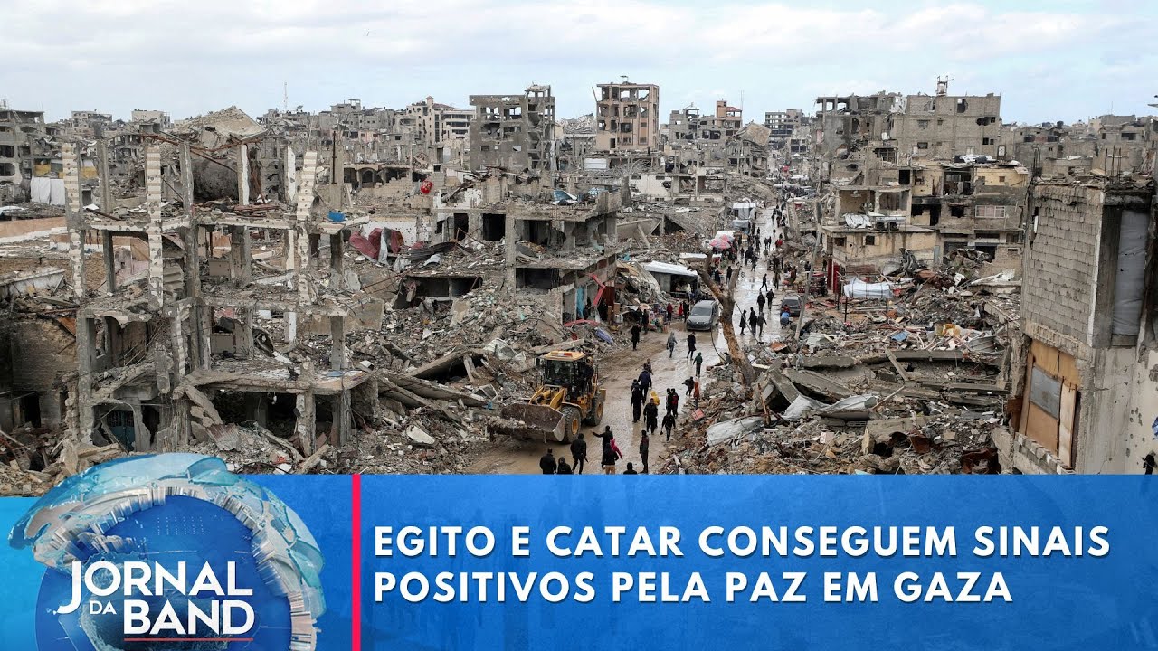 Egito e Catar conseguem sinais positivos pela paz em Gaza | Jornal da Band