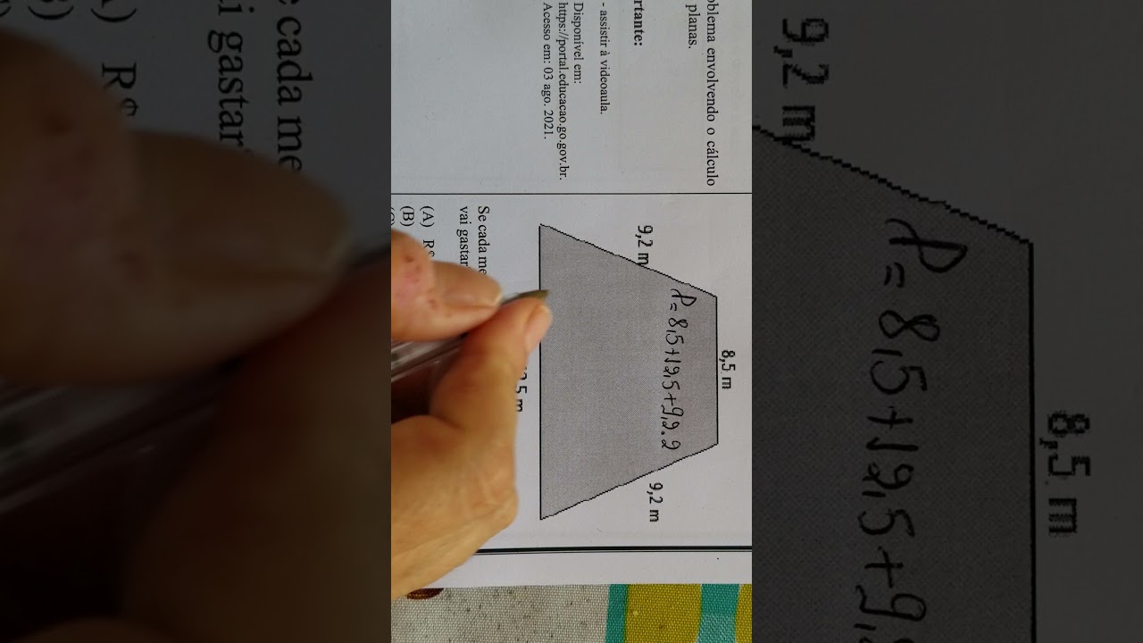 Watch Now Seu Arthur deseja cercar com tela de arame um canteiro que tem as medidas indicadas Seu Arthur deseja cercar com tela de arame um canteiro que tem as medidas indicadas