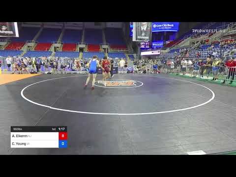 160 Lbs Semifinal - Alaa Elkerm, New Jersey Vs Caden Young, Wisconsin 0f9e