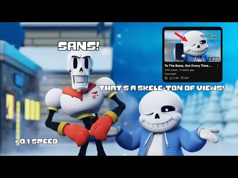 To The Bone, But Every Pun, The Video Speeds Up By 0.1 Speed
