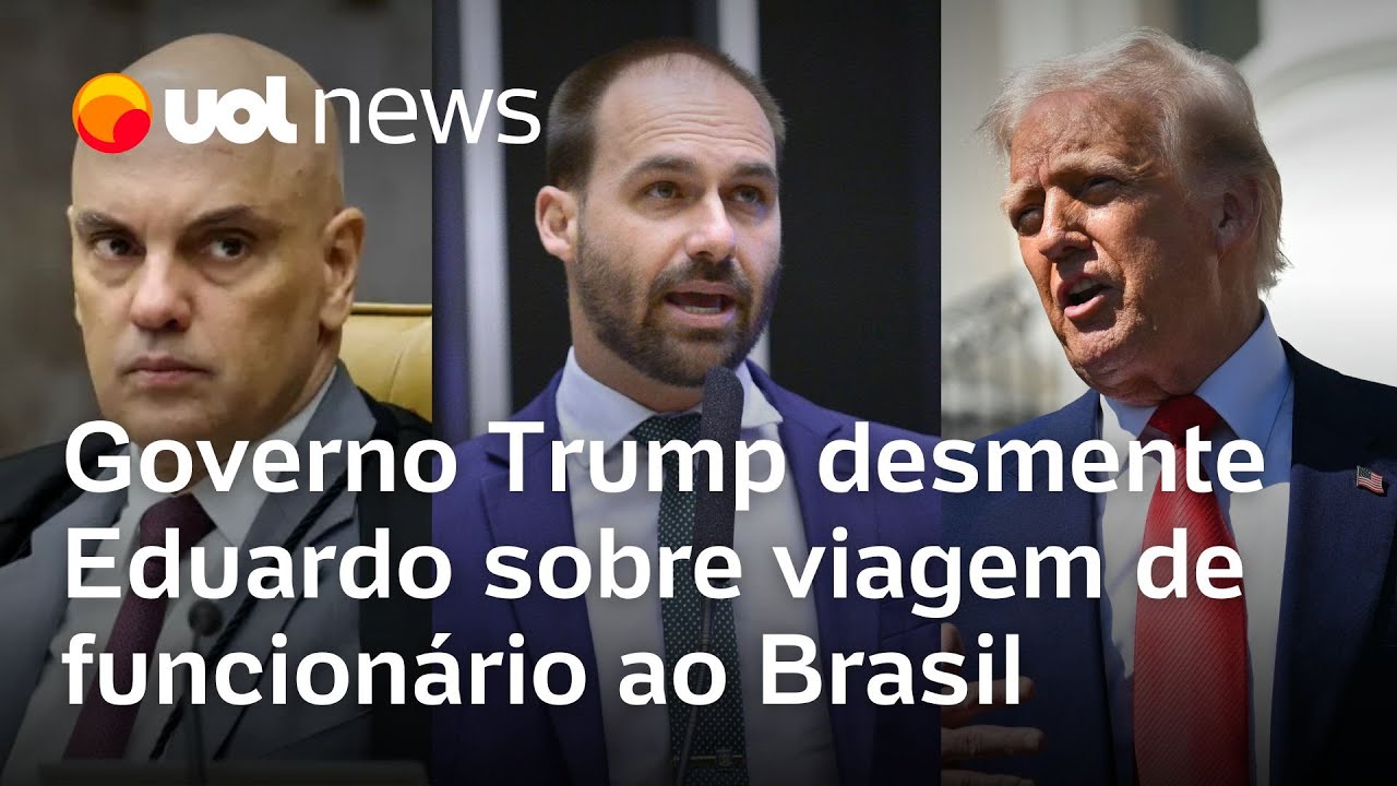 Governo Trump desmente Eduardo Bolsonaro sobre vinda de funcionário ao Brasil para tratar de sanções
