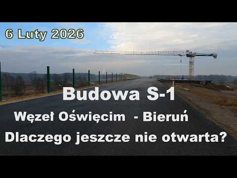 Construction of the S-1 Oświęcim - Bieruń junction