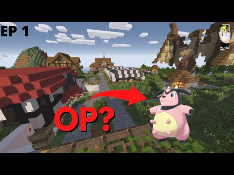 Miltank makes me go mad in Minecraft Pixelmon