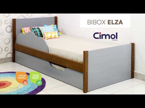 Video thumbnail of Cama Bibox Solteiro Elza Permobili