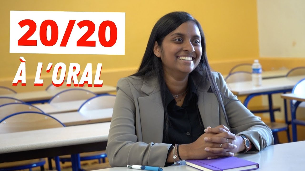 20/20 À SON ORAL - À NE PAS MANQUER (ADMISSIBLE TOP5)
