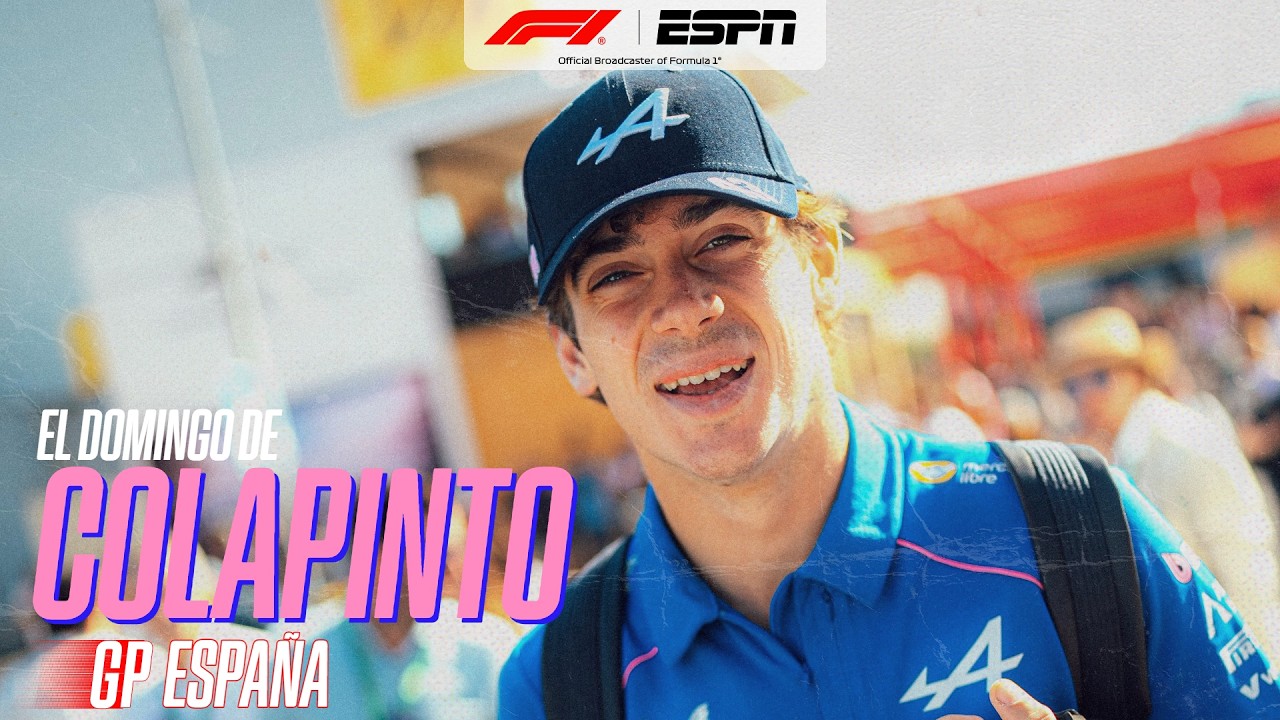 COLAPINTO METIÓ UN CARRERÓN Y TERMINÓ 7° EN EL GP DE ESPAÑA | EL DOMINGO DE FRANCO