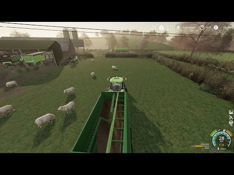 Chellington Valley (Deutz Fahr) Part 23 * Feeding Cows, New Lands, Buying Sheep * FS 19