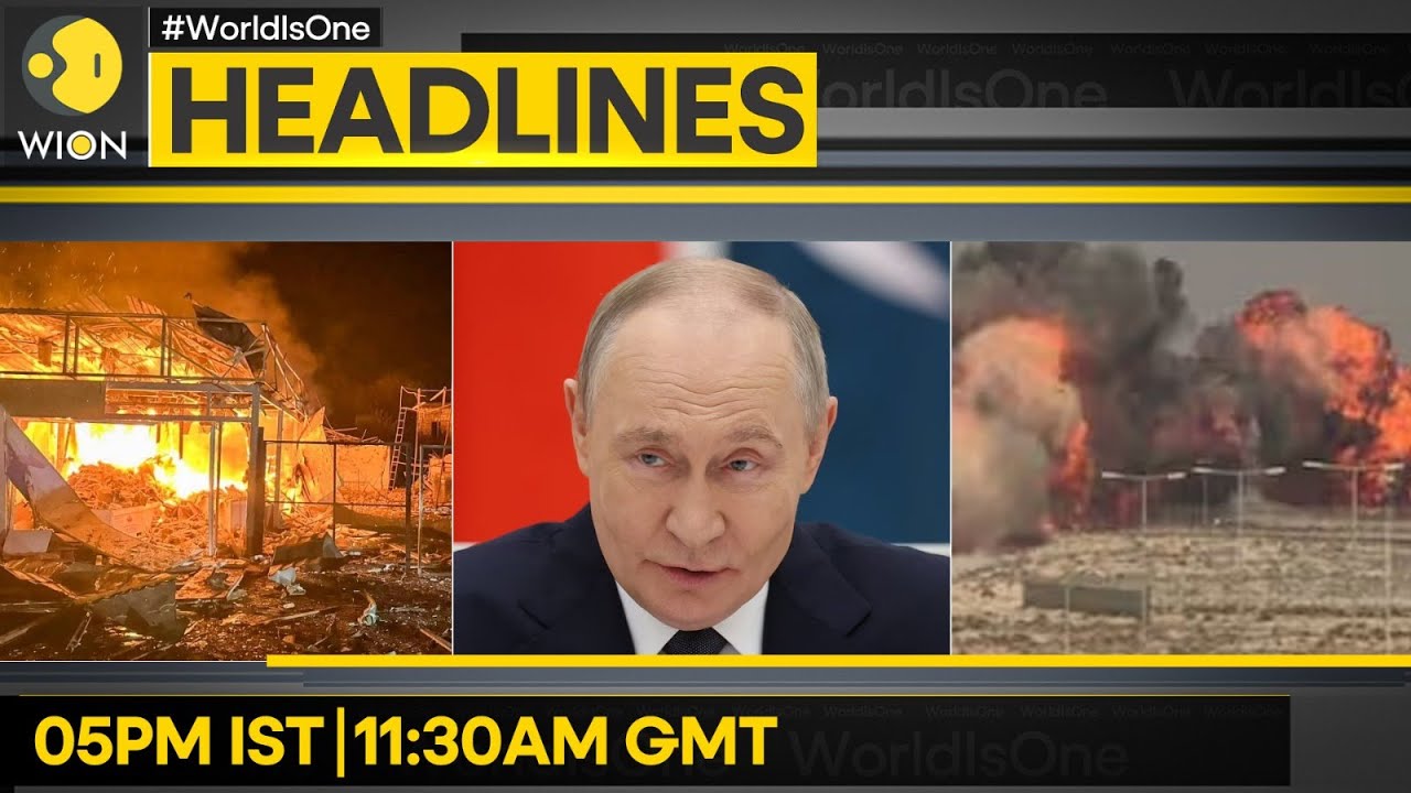 Pilot Dies After Tejas Jet Crash | Russia Strikes Zaporizahzhia & Odesa  | WION HEADLINES