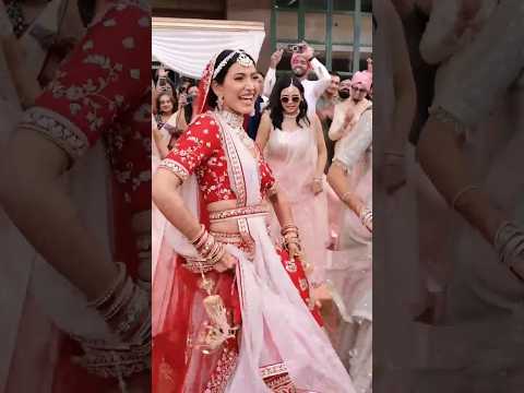 Bride Surprises Everyone With a Dance at the Baraat! - Indian Wedding at Baltimore Harborplace Hotel