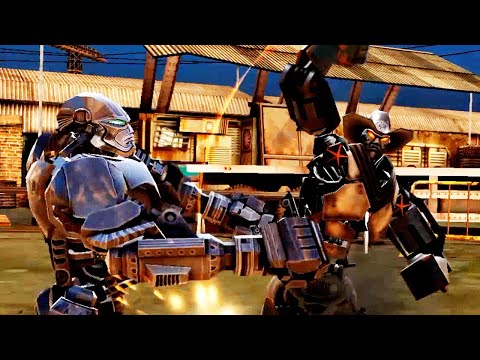 REAL STEEL WRB Six Shooter VS Zeus & Bluebot & Tackle & Sarge