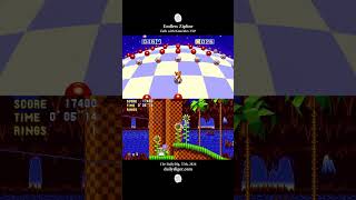 Endless Zipline - Tails with Knuckles 3XP | Sonic Mania with Sonic 3XP | #shorts #sonicshorts