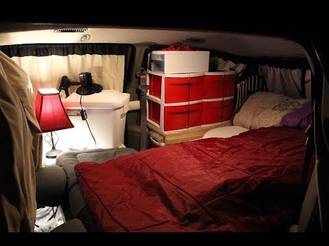 E01 Minimalist Urban Stealth Minivan Camper Build Conversion For Living In A Van