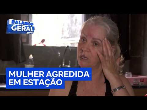 Mulher é agredida por homem em frente à estação de trem de Ribeirão Pires, na Grande São Paulo